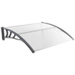 Entréöverbyggnad – för ytterdörr Taköverbyggnad + – 122 x 99 cm – Grå