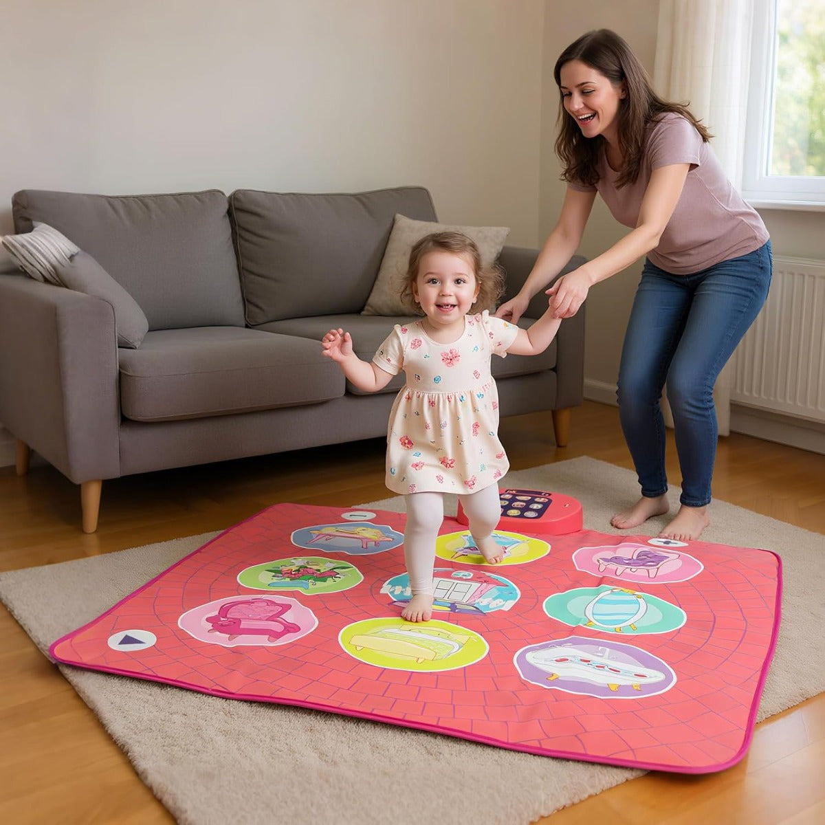 Barn – dansmatta med lägen och pianoljud demo leksak – 5 9 9 – Rosa