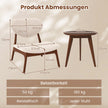 delars – fåtölj med sidobord Polstret loungestolset litet och stolar – 3 2 – Beige