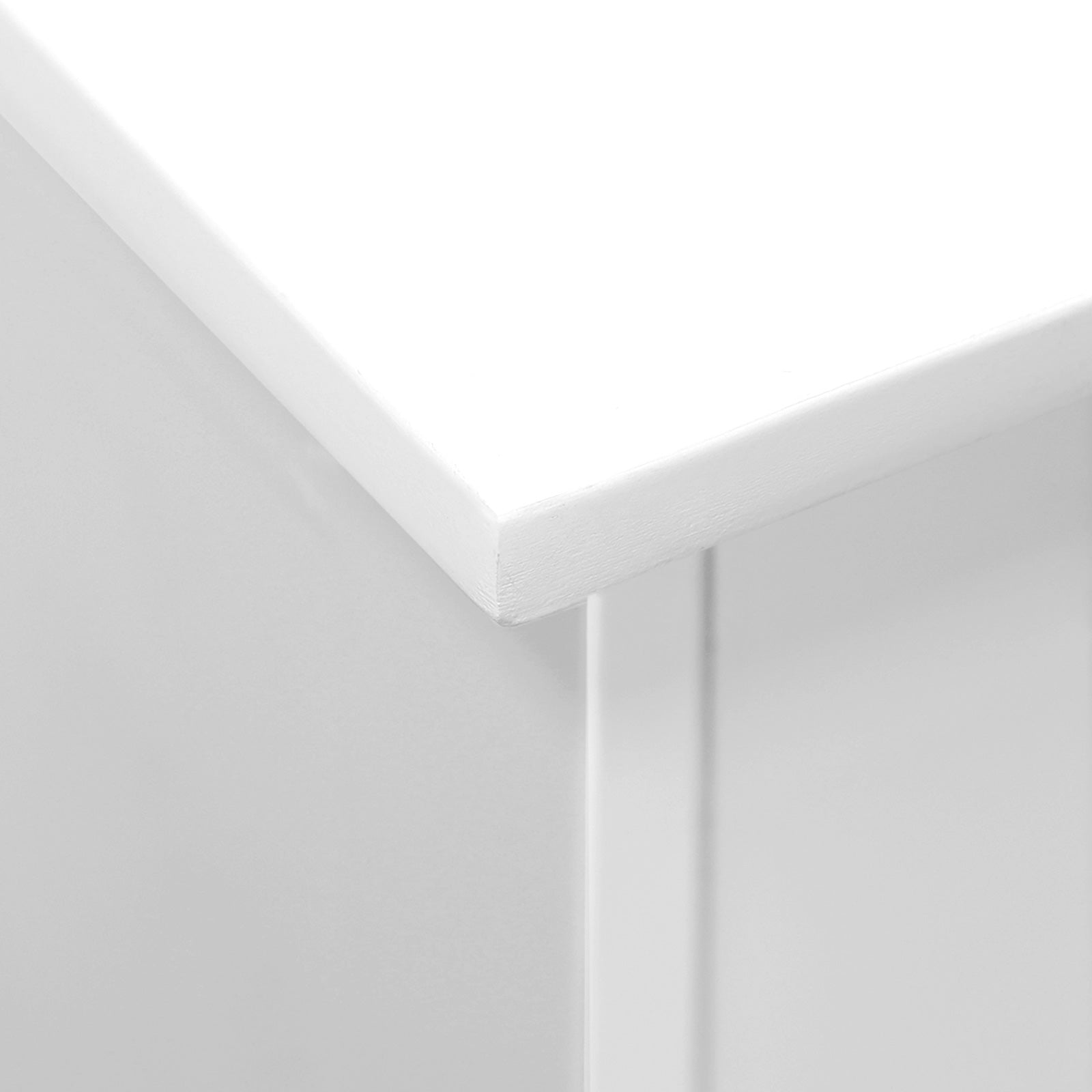 Badezimmerschrank - schmal - 4 Schubladen - 30 x 30 x 82 cm - Weiß