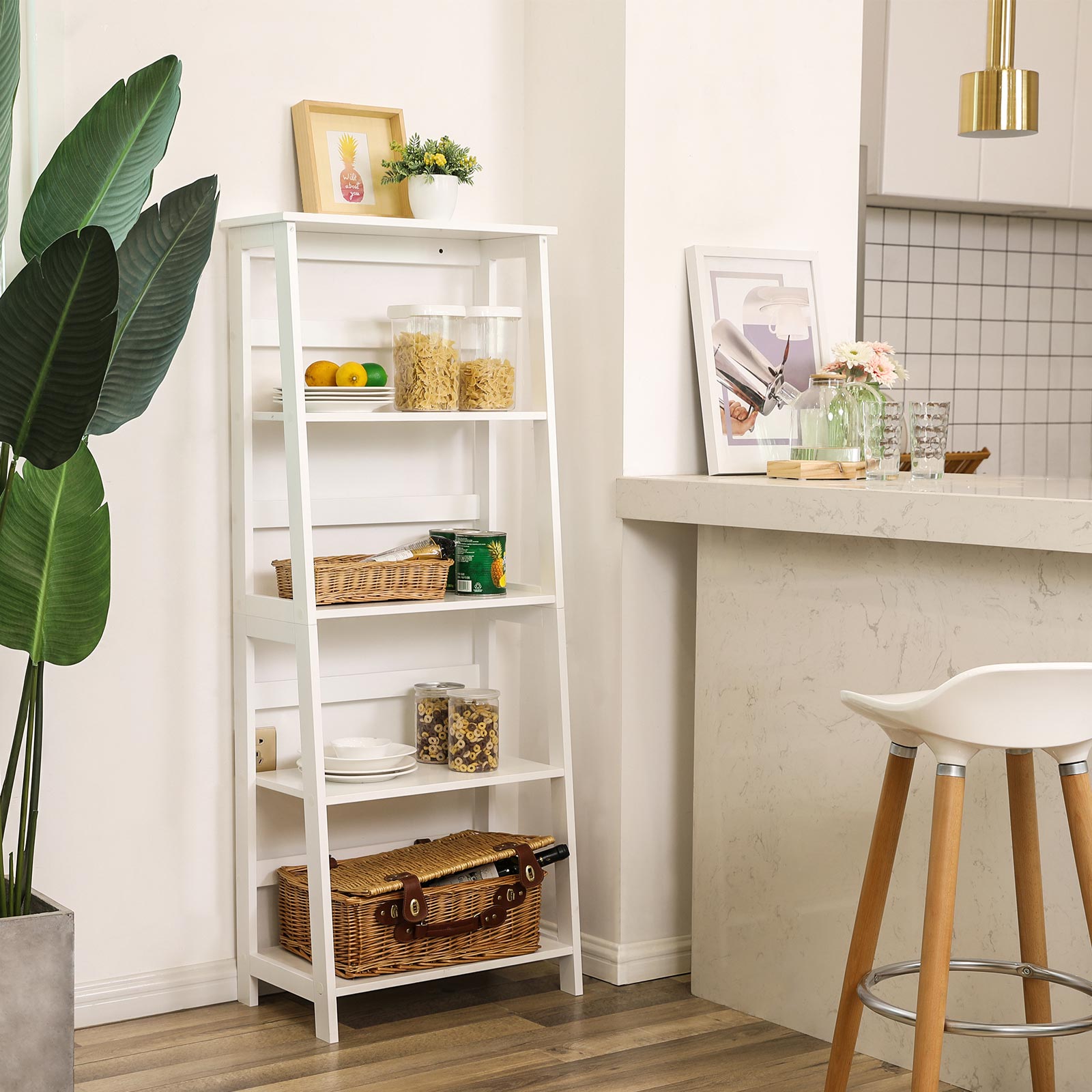 Bücherregal - Country Style - Weiß