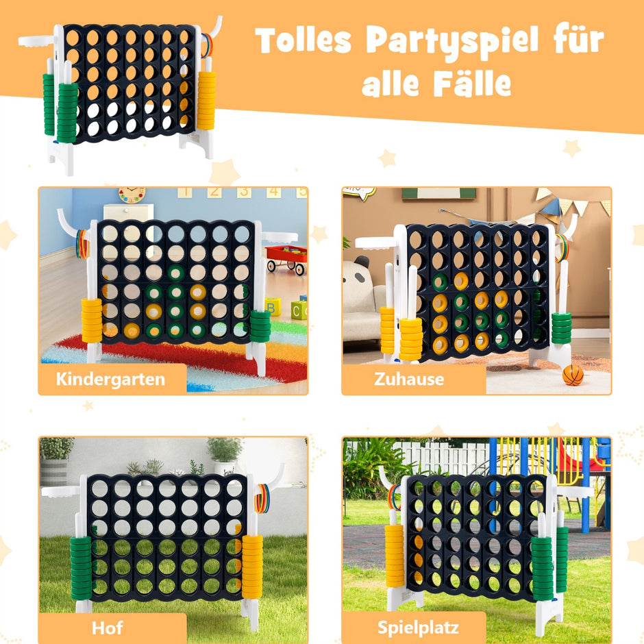 Stort – i rad Jumbo i set Svart + – 4 4 84 x 33 x 79 cm – Vit