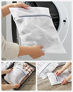 Wäschereikorb - 90 Liter - Stoffsammler - Abnehmbare Innentasche - 2 Waschbeutel aus Stoff - Grau