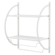 Handdukshängare – Badrum Metall – 45 x 25,5 x 55 cm – Vit