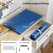 Elektrisk – värmematta silikon för livsmedel Rullbar varmhållningsplatta temperaturinställningar från 50℃ 100℃ ( ) – 6 – Blå