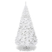 Julgran – Konstgjord med metallstativ – 150-240 cm 240 cm – Vit