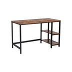 Schreibtisch - PC -Tisch mit 2 Regalen - links oder rechts montierbar - 120 x 60 x 75 cm