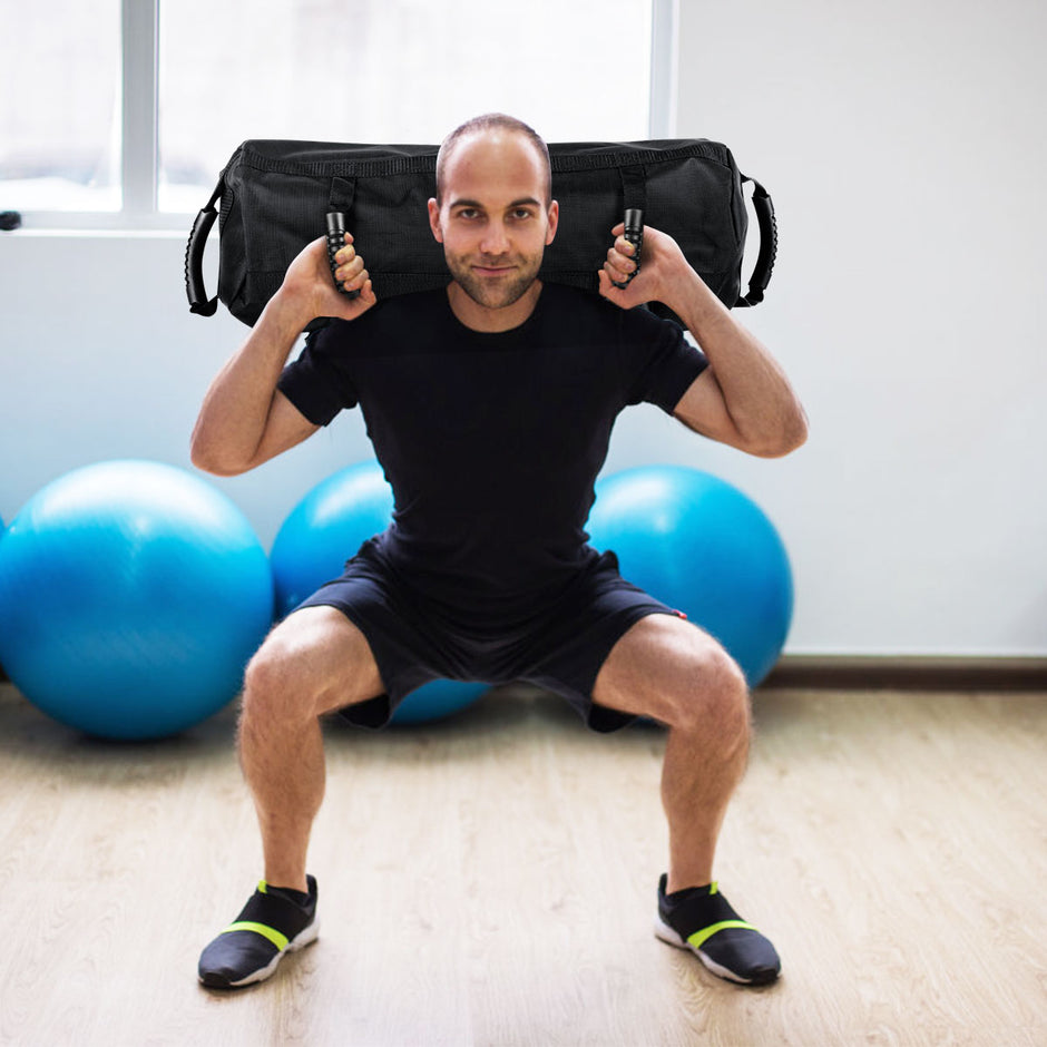 Power – bag Sandbag Core inkl. sandsäck – 6 x 5 kg 27 kg – Svart