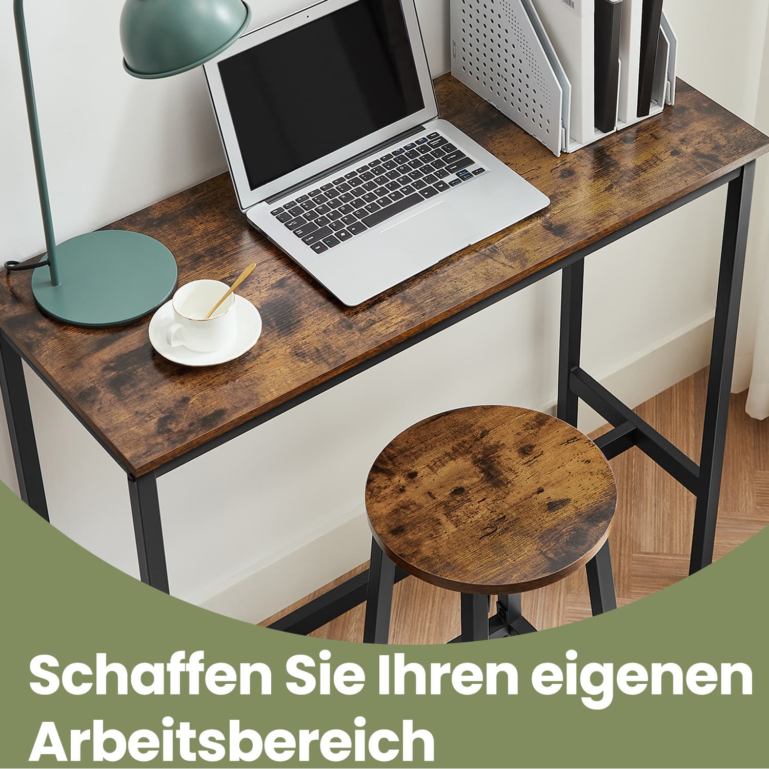 Bar -Tisch mit 2 Barhockern, Bar -Tisch mit Barhockern, Bar -Tisch und Barhocker -Set
