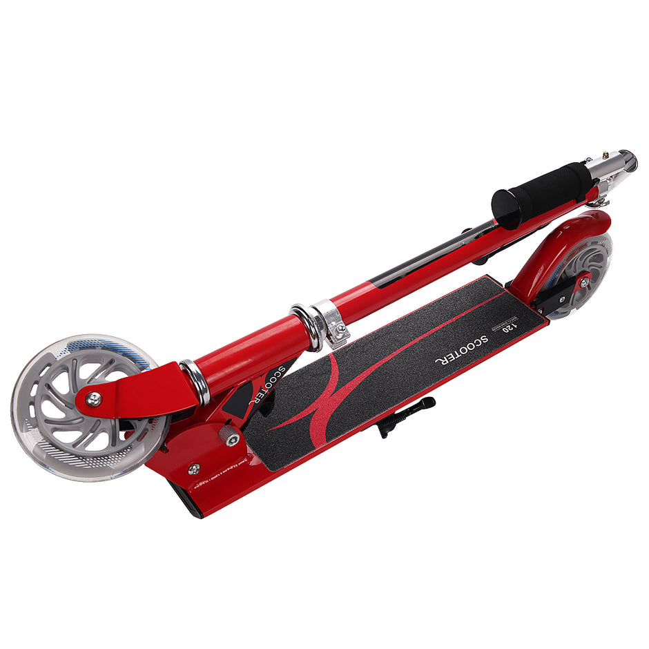 Scooter – Roller Kick Barnskoter City hopfällbar upp till – 70 kg – Röd