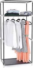Garderobe - Ordner Garderobe - 160 x 75 x 45 cm - schwarz