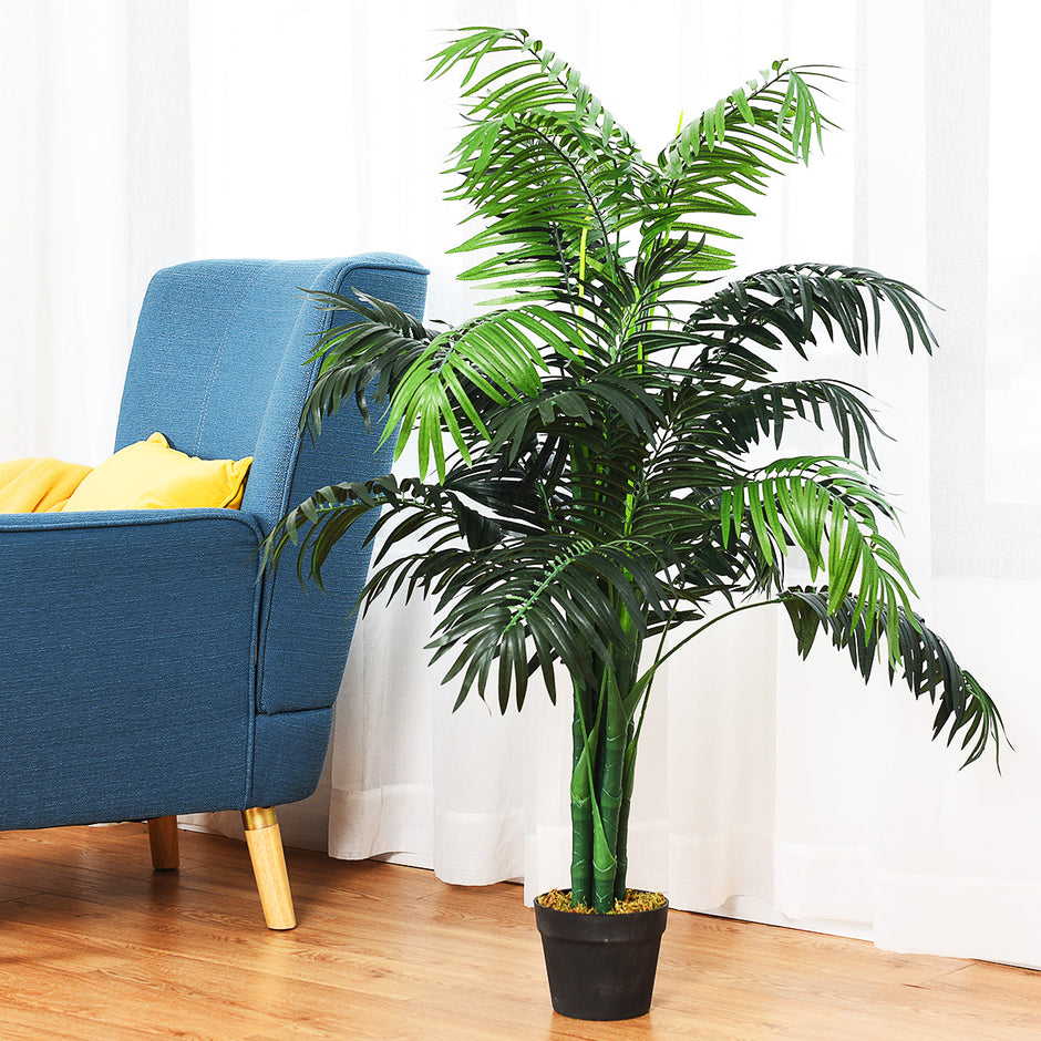 Konstgjord – växt användbar palm träd cm/150 cm – 110 110 cm – Grön