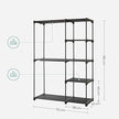 Kleiderschrank - Kleiderregal - Speicherplatz faltbar - 112 x 43 x 165 cm
