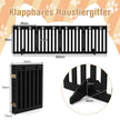 paneler – Hundspärrport Vikbar trappgrind – 4 203 x 60 x 1,5 cm – Brun