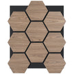pack – akustikpaneler för väggar ljudabsorberande med sexkantiga träplattor – 4 81 x 66 cm 9 – Natur