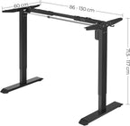 Deskframe - elektrisch einstellbar - mit Rädern