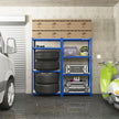 Lagerschrank - Schleifschrank - Lagerregal - Blau