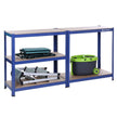 Lagerschrank - Schleifschrank - Lagerregal - Blau