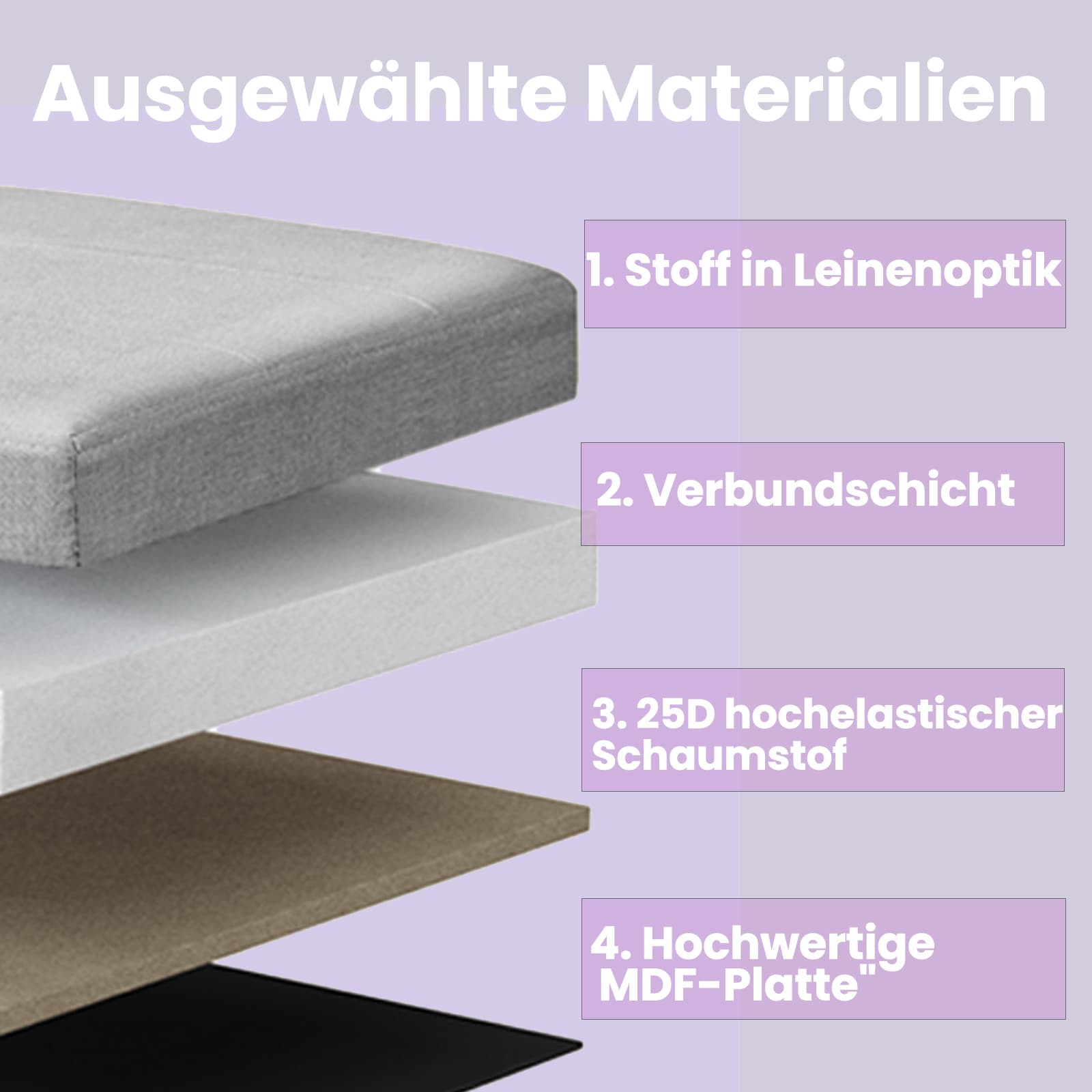 Sofa mit Stauraum - 38 x 76 x 38 cm - Sitzbox - Multifunktional