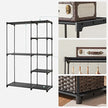 Kleiderschrank - Kleiderregal - Speicherplatz faltbar - 112 x 43 x 165 cm