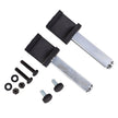 Motorcykelställ – bakhjul Professionellt bak med gummifäste – Svart