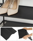 Schuhregal - mit 5 Levels - Schuhspeicher - Stehstange - mit Metallrahmen - Schwarz