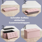 Sofa mit Stauraum - 38 x 76 x 38 cm - Sitzbox - Sofa Bett