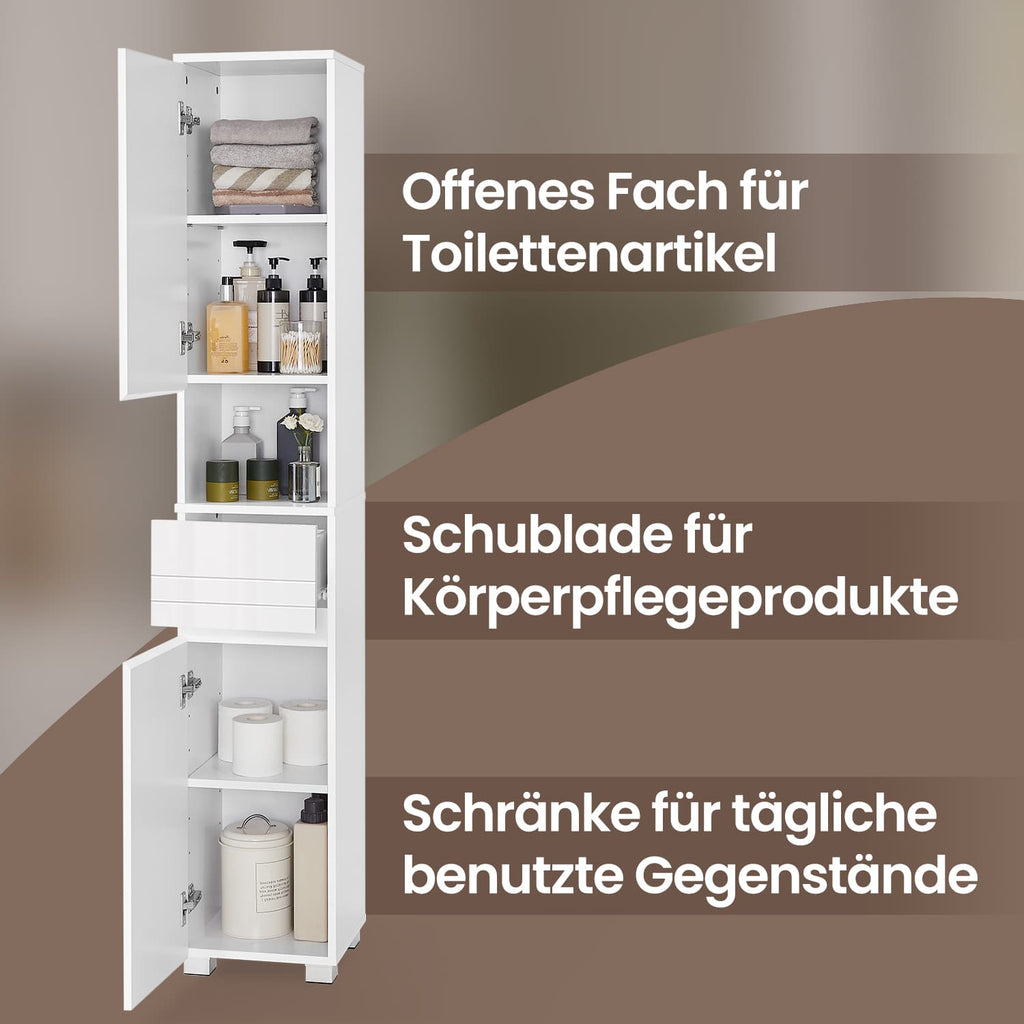 Badezimmermöbel - mit einer Schublade, kompakt und modern