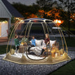 630° – transparent PVC tält Pop Up Bubble Bubbel för personer – 5-6 265 x 265 cm – Genomskinlig