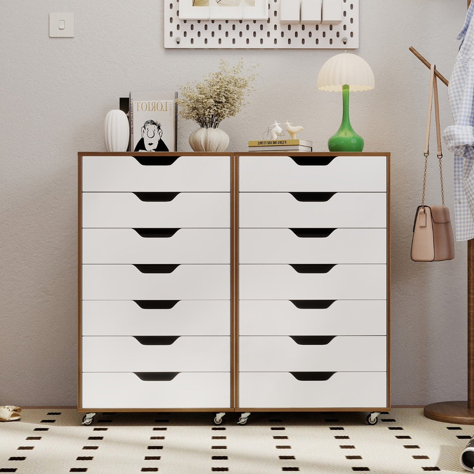 Rullcontainer – med Låda mobil Arkivskåp Hjul Kontorscontainer – 7 – Natur