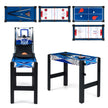 6‑i‑1 – spelbord för barn och vuxna, multifunktionsbord med basket, biljard airhockey