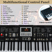 tangenters – bärbart keyboard med rytmer och ljudfärger Elektroniskt piano – 61 200 200 – Svart