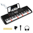 tangenters – bärbart keyboard med rytmer och ljudfärger Elektroniskt piano – 61 200 200 – Svart