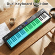 Tangenter – Piano Keyboard Elektroniskt Set med höjdjusterbart ställ – 61 – Svart
