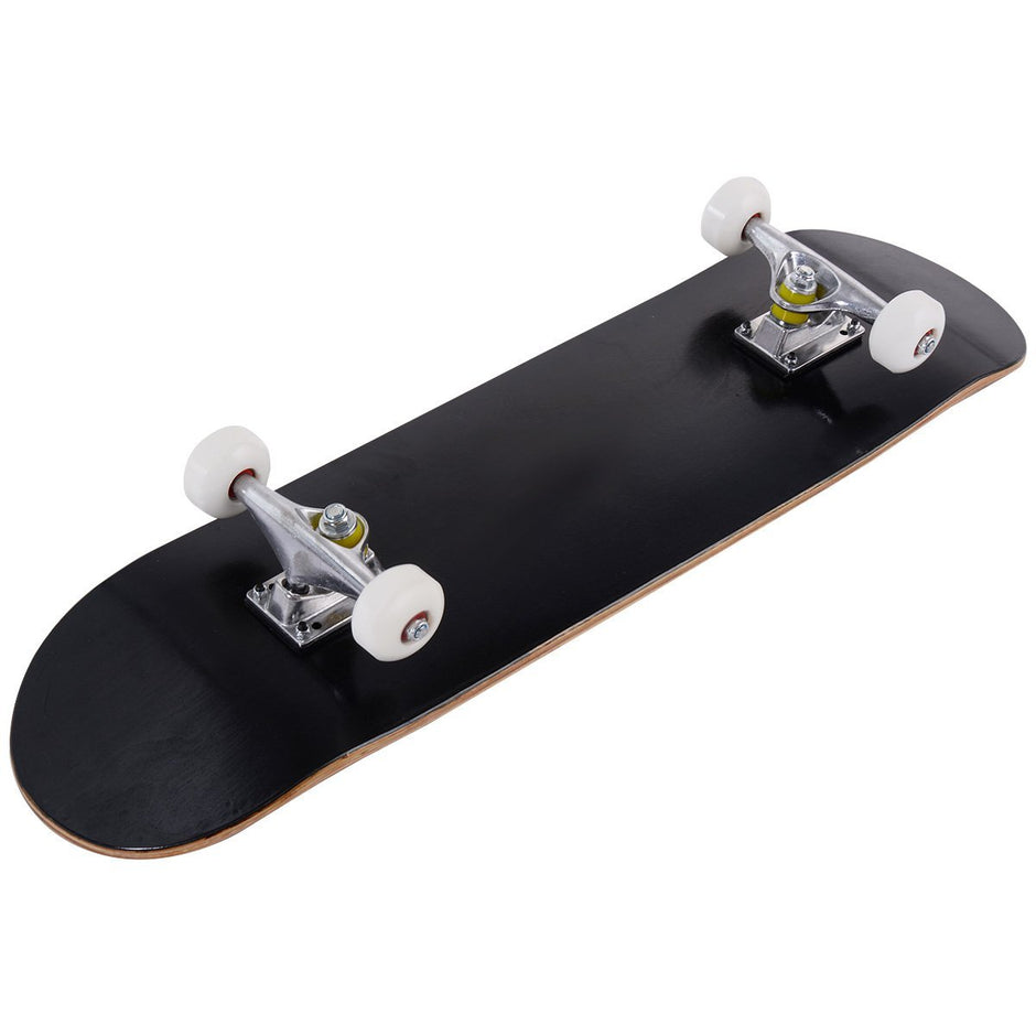 Skateboard – Complete Funboard Minicruiser Träbräda Longboard – 20 x 79 cm – Svart