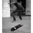 Skateboard – Complete Funboard Minicruiser Träbräda Longboard – 20 x 79 cm – Svart