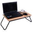 Hopfällbart – Laptopbord Sängbord Anteckningsbokbord – 55 x 32 x 23 cm – Natur