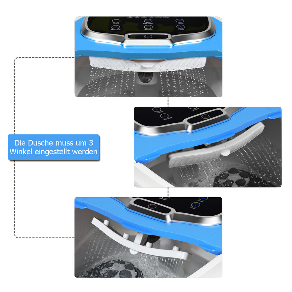 Fotmassager – Fotbad Spa Shiatsu – Blå