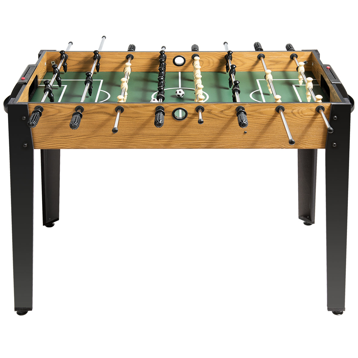Bordsfotboll – i tävlingsstorlek Fotbollsbord för vuxna och barn – 122 x 61 x 79 cm – Grå
