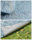 Picknickdecke - Campingdecke - mit 4 Bodenanker - wasserdicht - 200 x 200 cm - Blau