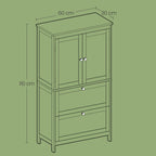 Badezimmerschrank, Badezimmerschrank, Küchenschrank