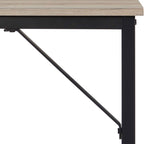 Schreibtisch - SMAL Office - Computertisch - 100 x 50 x 75 cm - Grau/Schwarz