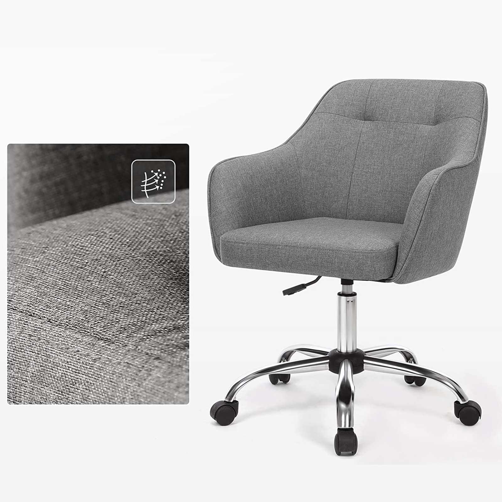 Office Stuhl - Computerstuhl - in Höhe verstellbar - Grau