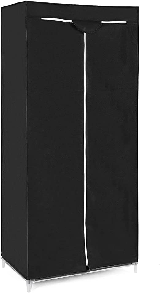 Garderobe - Ordner Garderobe - 160 x 75 x 45 cm - schwarz