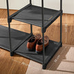 Kleiderschrank - Kleiderregal - Speicherplatz faltbar - 112 x 43 x 165 cm