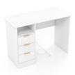Skrivbord – med lådor och laddstation datorbord modern kontorsbord – 3 – Vit