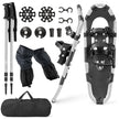 i – snöskor set med dubbel spännsystem – 4 1 78 cm – Silver