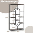 vånings – bokhylla Ställhylla Geometrisk förvaringshylla och – 5 – Brun