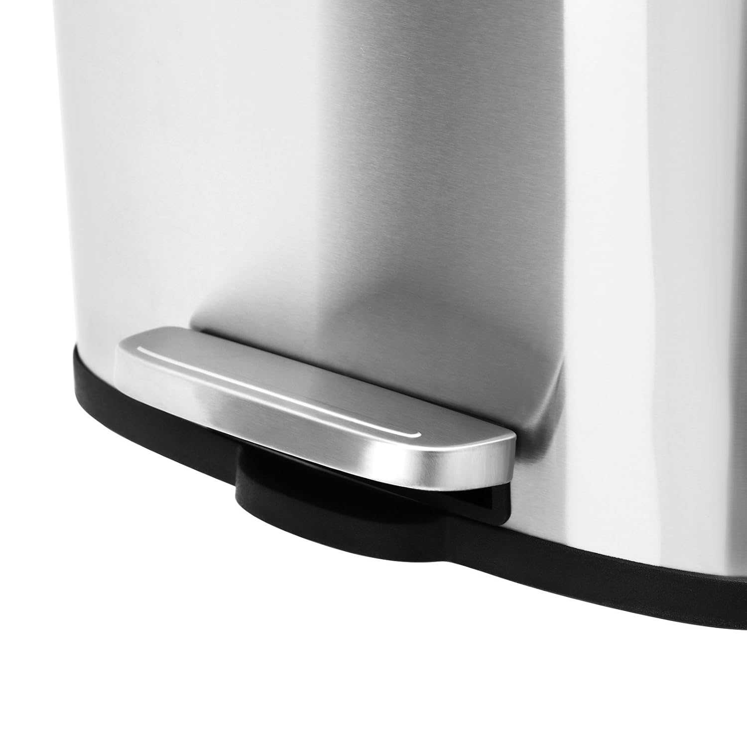 Abfallbehälter - Müll - 30 l - Metall - Abnehmbarer Behälter - Silber