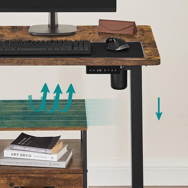 Elektrischer Schreibtisch – höhenverstellbar – 60 x 120 cm
